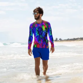 Tie Dye Eye Men's Rash Guard