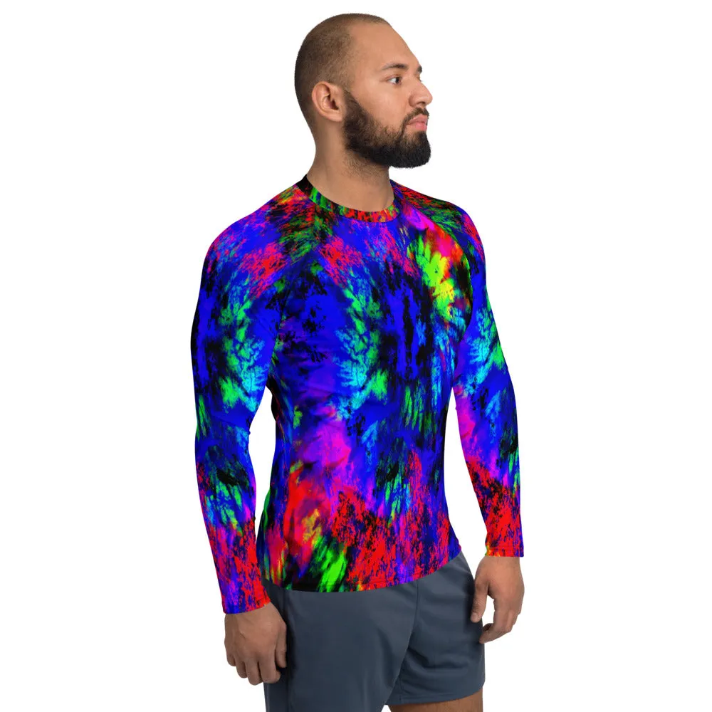 Tie Dye Eye Men's Rash Guard