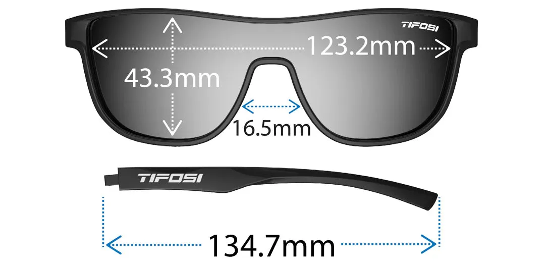 Tifosi Sizzle Single Lens Sunglasses - Aquaviolet