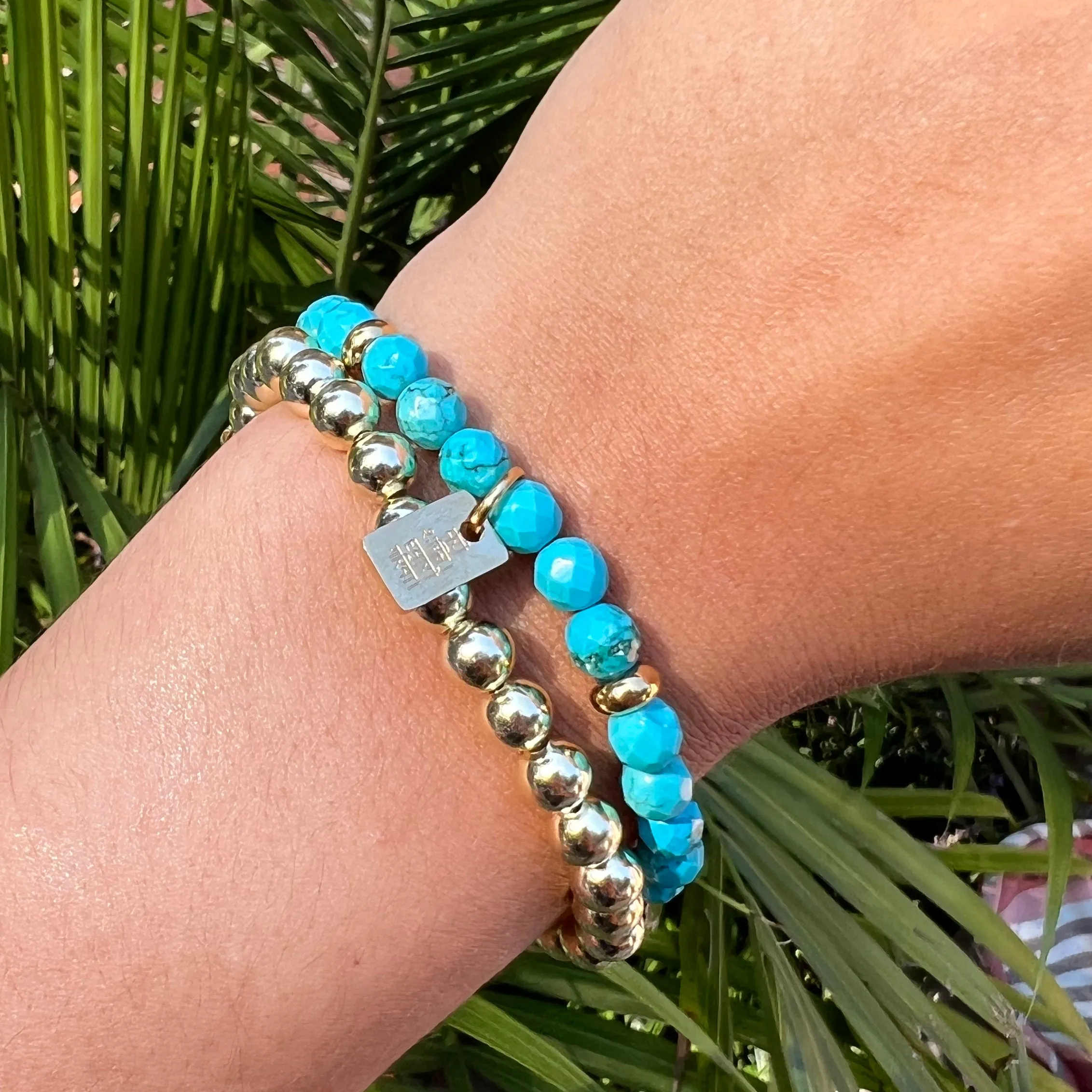 Turquoise Restore Dignity Charm Bracelet