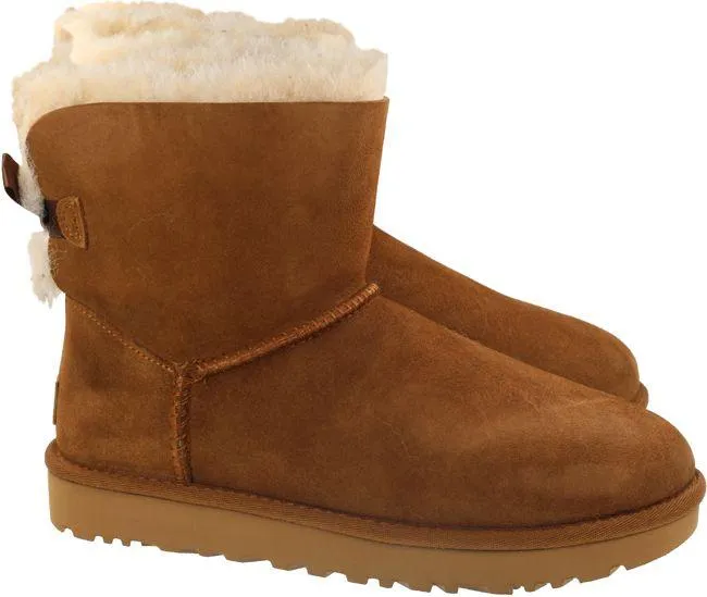 Ugg Boots Womens Mini Bailey Bow II Chestnut