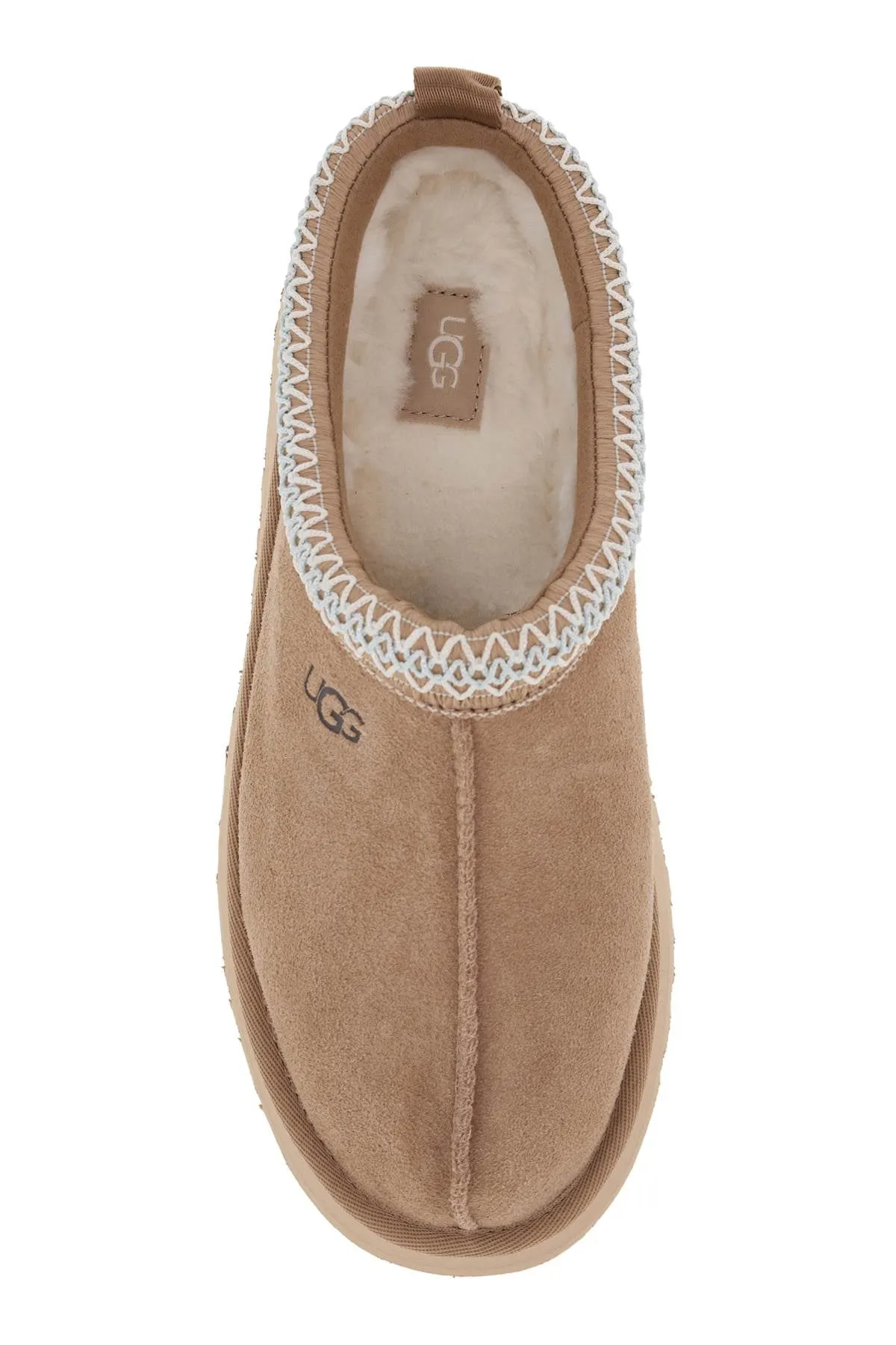 Ugg Suede Tazz Mules In   Beige