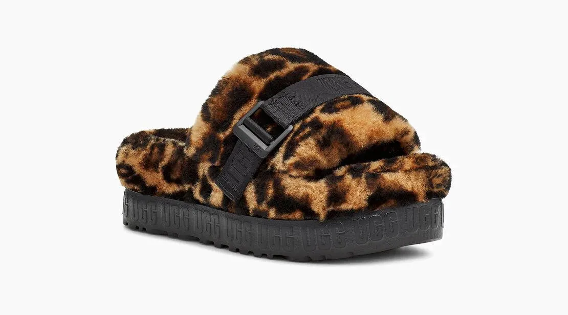 UGG Womens Fluffita Panther Print Butterscotch