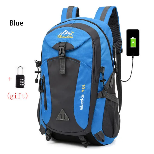 Waterproof Backpack Men Riding Sport Bags Outdoor Camping Travel Backpacks