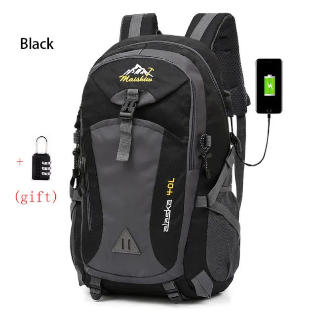 Waterproof Backpack Men Riding Sport Bags Outdoor Camping Travel Backpacks