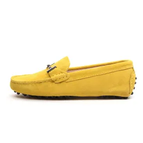 Women MIYAGINA Leather Flats Moccasins Loafers Driving Shoes