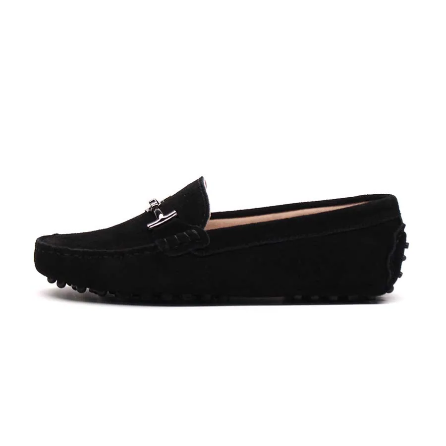 Women MIYAGINA Leather Flats Moccasins Loafers Driving Shoes