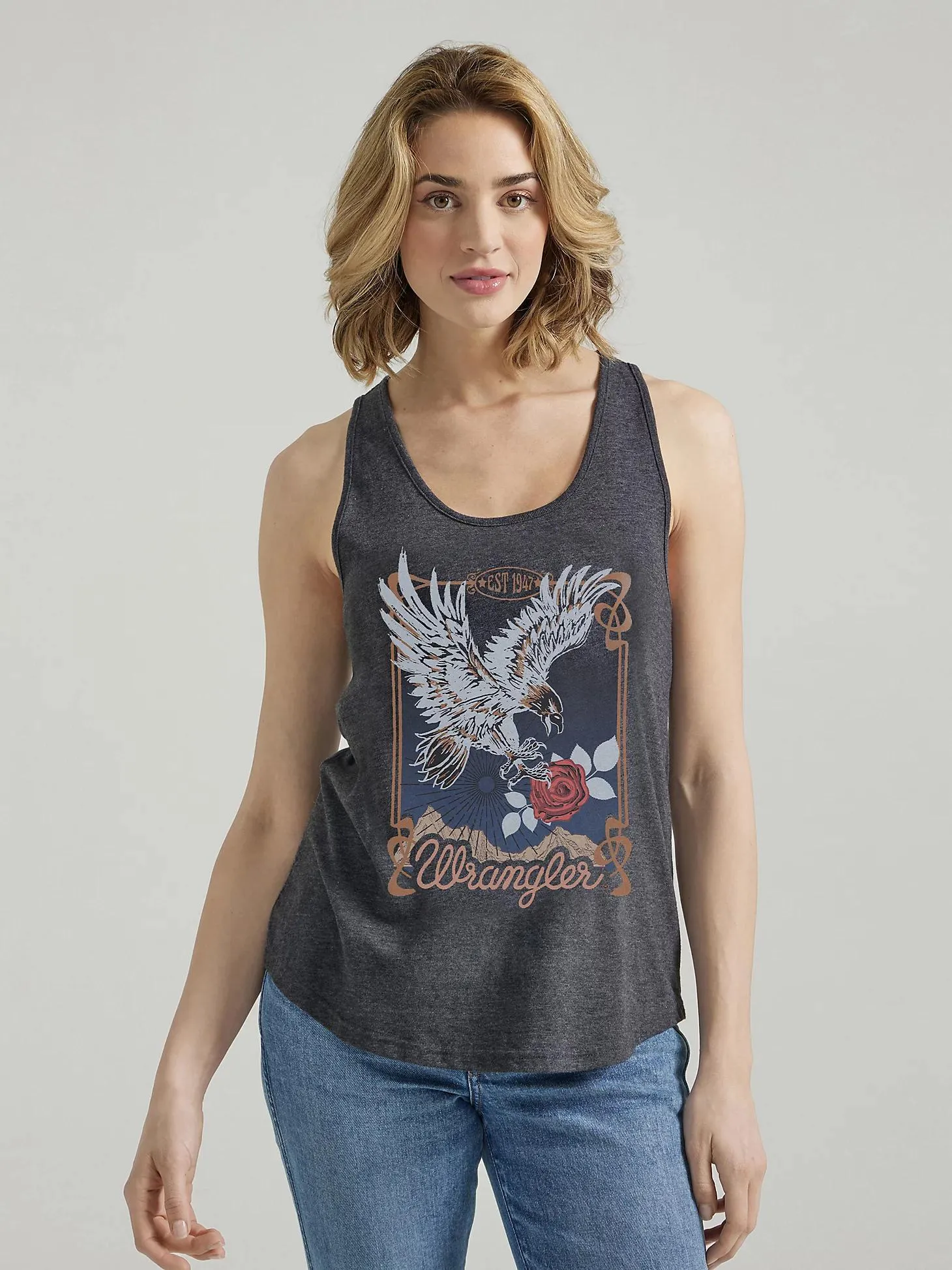 Wrangler Racerback Eagle Tank