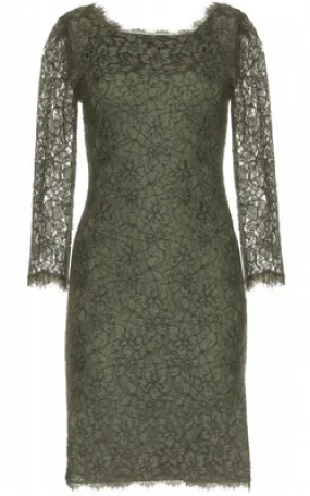 Zarita Lace Dress Olive