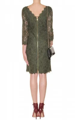 Zarita Lace Dress Olive