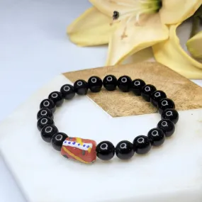 Zulana -  Onyx | Sustainable Bracelet | African Recycled Glass